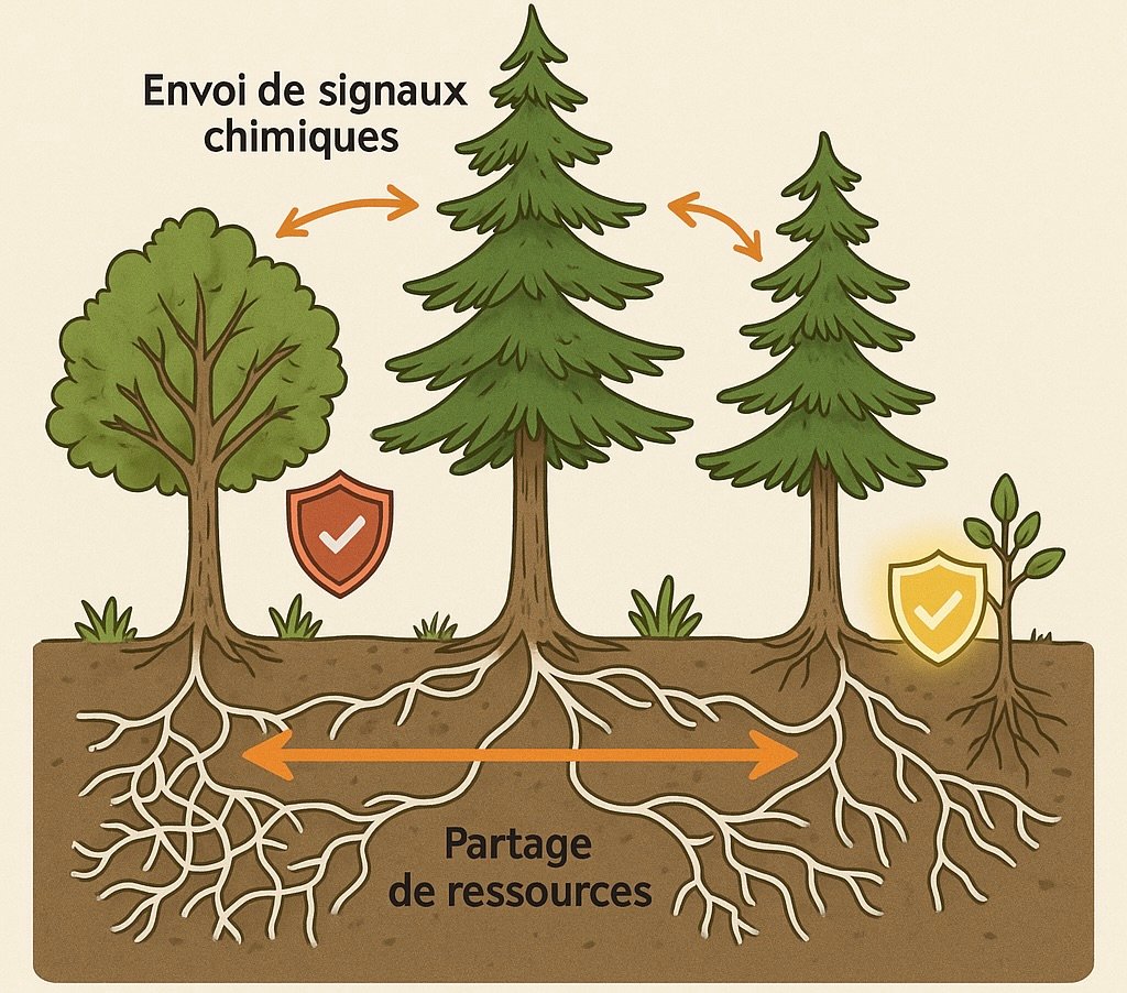 Langage chimique des arbres