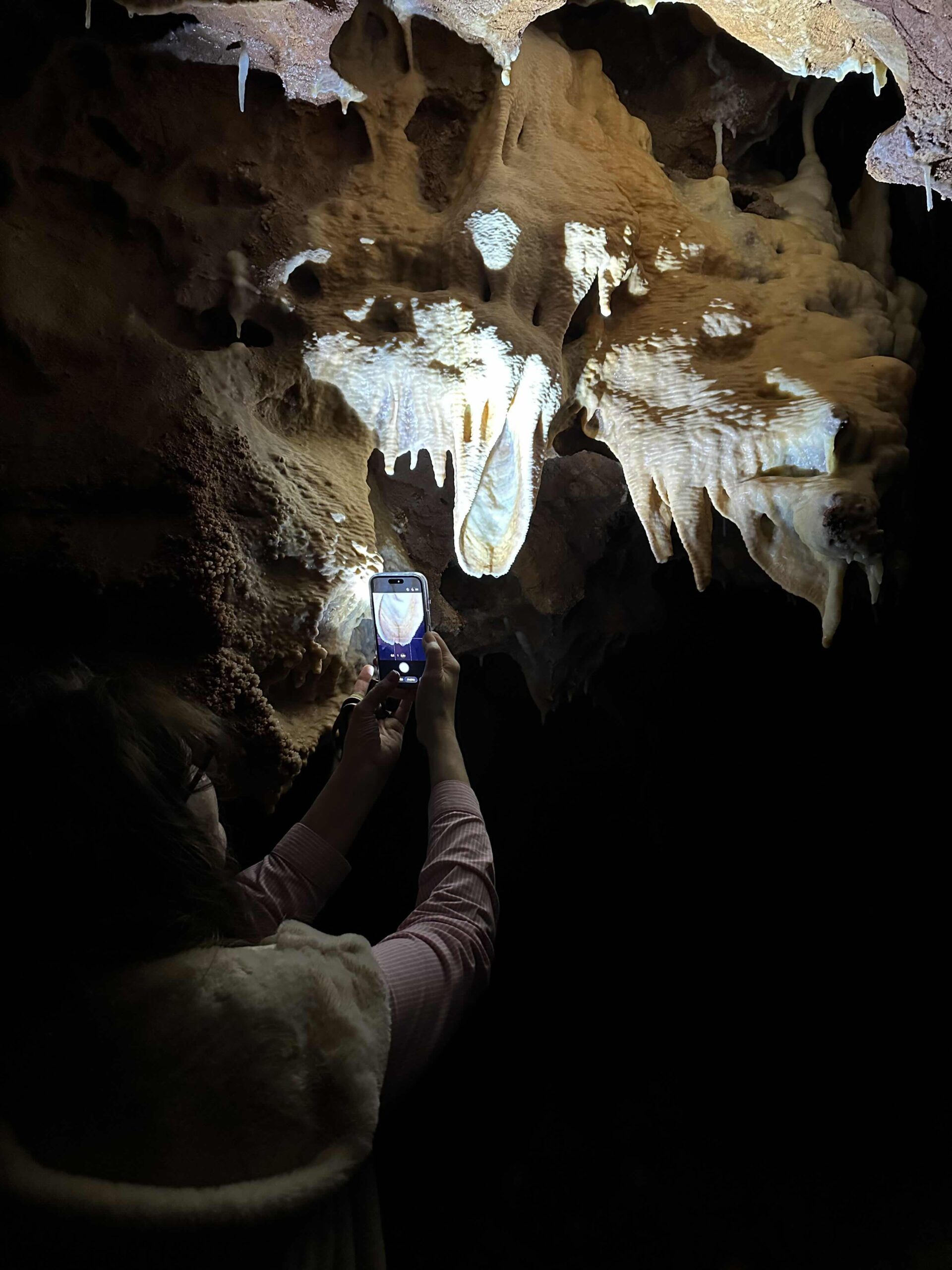 Photo dans la grotte