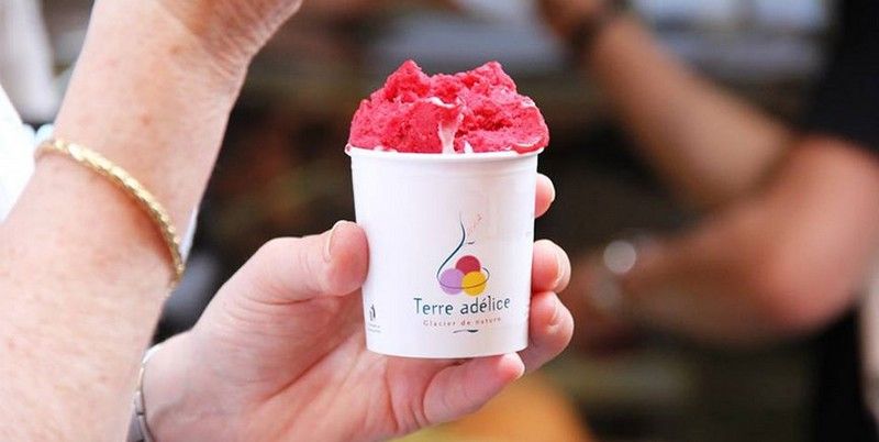 Glace artisanale en pot bio