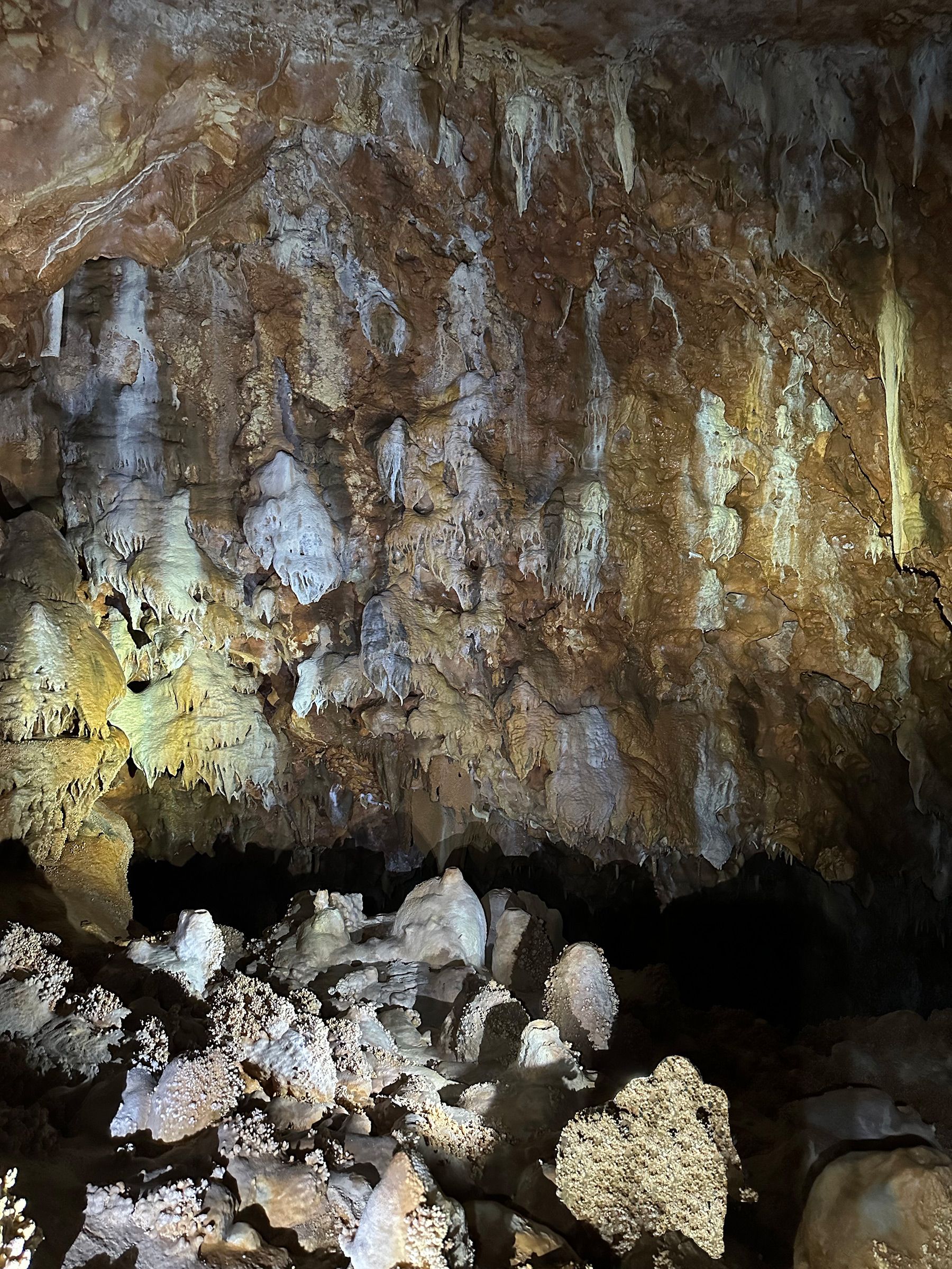 Ensemble-choux-fleurs-coulee-calcite-mur