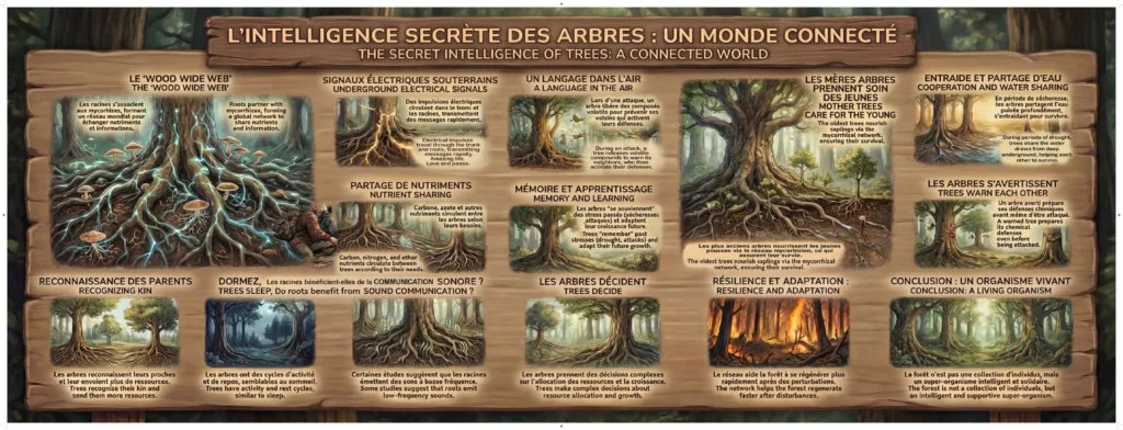 panneau les arbres intelligents 1,60 x 0,60 m